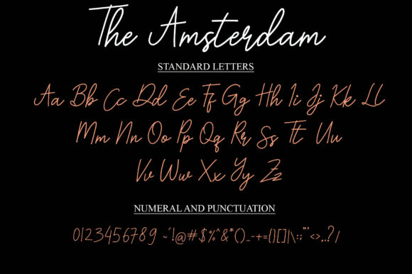 The Amsterdam Font Poster 7