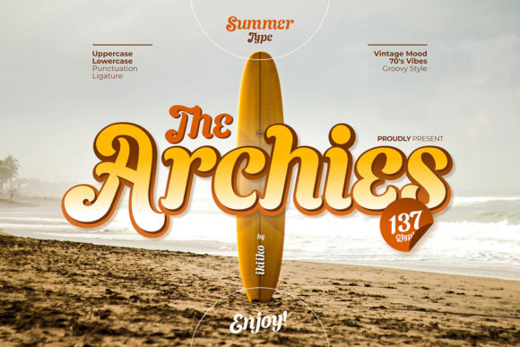 The Archies Font Poster 1