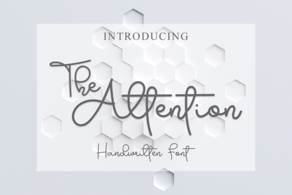 The Attention Font