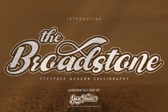 The Broadstone Font Poster 1