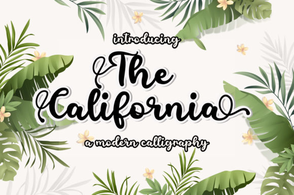 The California Font Poster 1