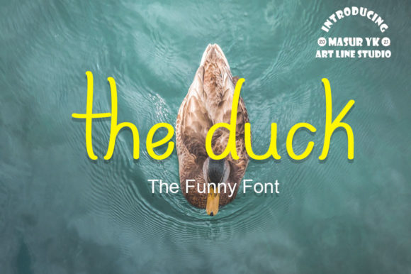 The Duck Font Poster 1