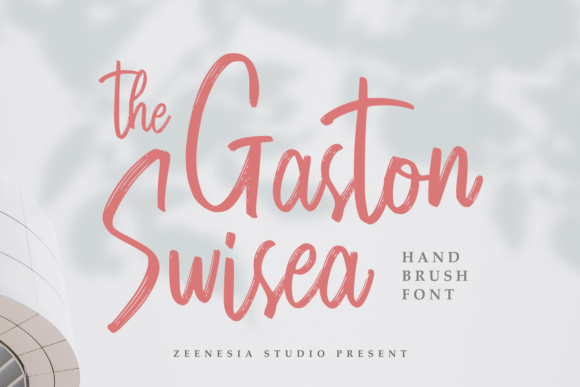 The Gaston Swisea Font Poster 1