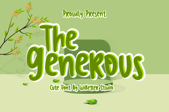 The Generous Font Poster 1