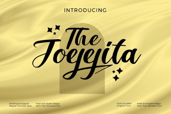 The Joejeita Font Poster 1