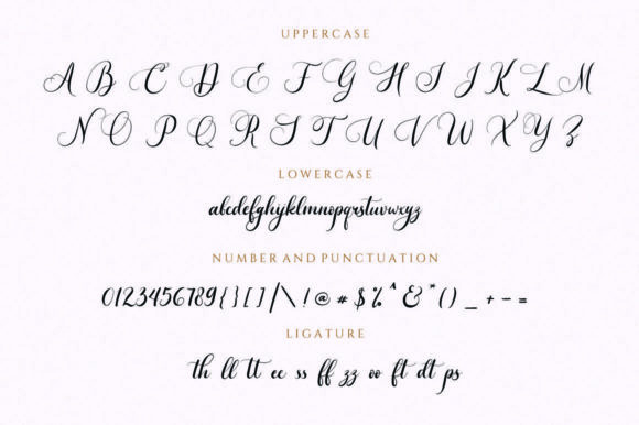 The Julayna Font Poster 9