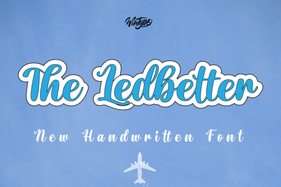 The Ledbetter Font Poster 1