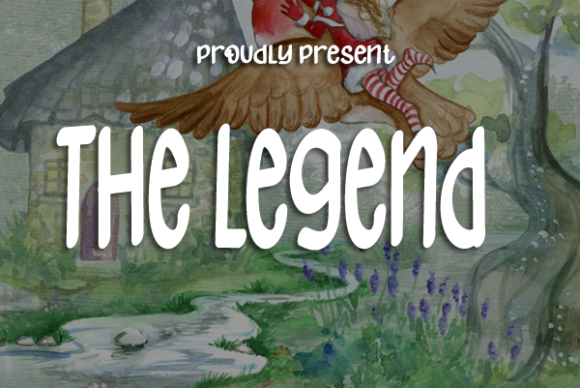 The Legend Font Poster 1