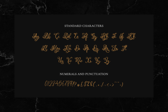 The Lord of Bronze Font Poster 9
