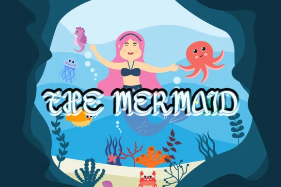 The Mermaid Font The Mermaid Font Poster 1