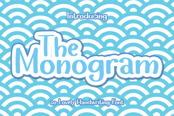 The Monogram Font Poster 1