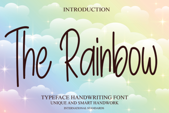 The Rainbow Font Poster 1