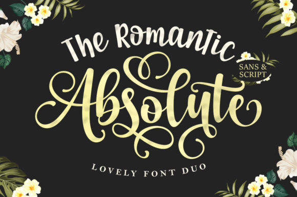The Romantic Absolute Font Poster 1