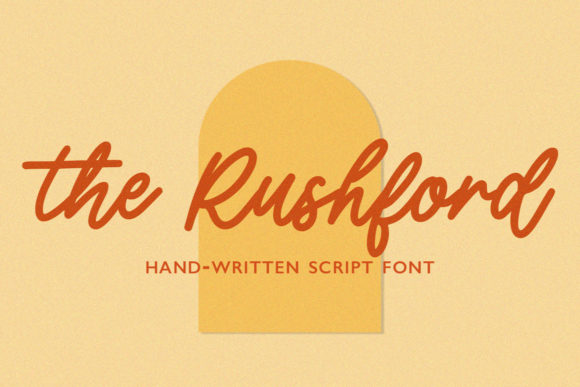 The Rushford Font Poster 1