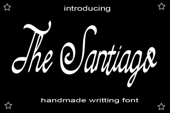 The Santiago Font Poster 1