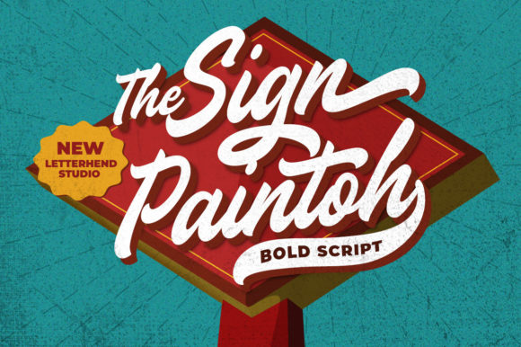 The Sign Paintoh Font Poster 1