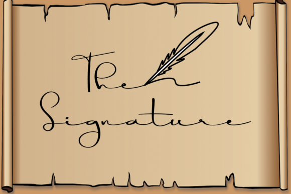 The Signature Font Poster 1