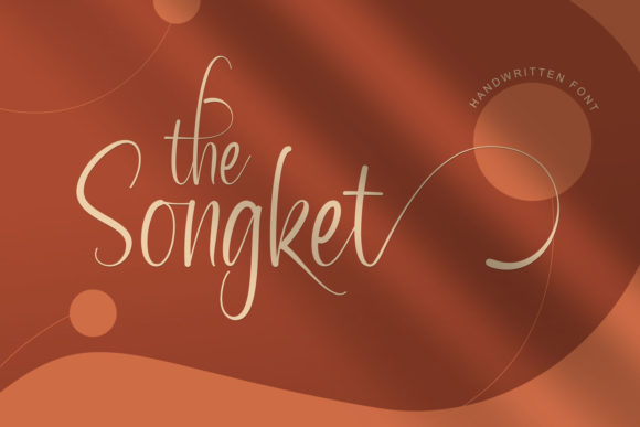 The Songket Font Poster 1