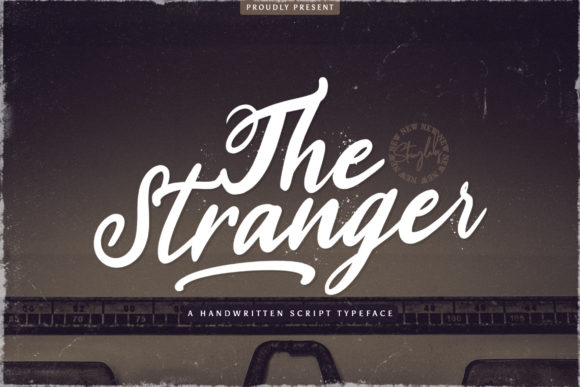 The Stranger Font Poster 1