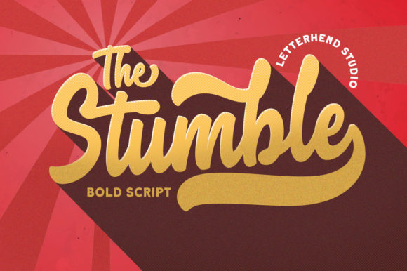 The Stumble Font Poster 1