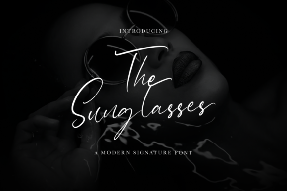 The Sunglasses Font Poster 1