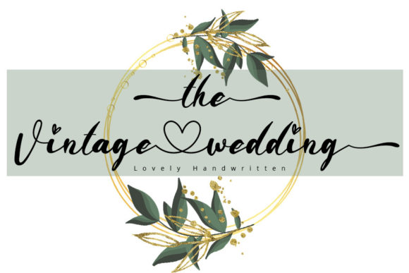 The Vintage Wedding Font