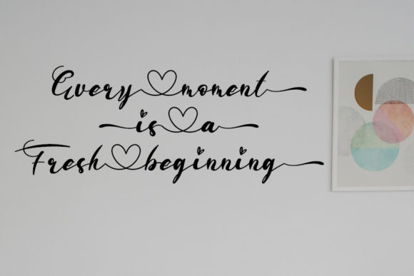 The Vintage Wedding Font Poster 2