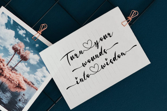 The Vintage Wedding Font Poster 6