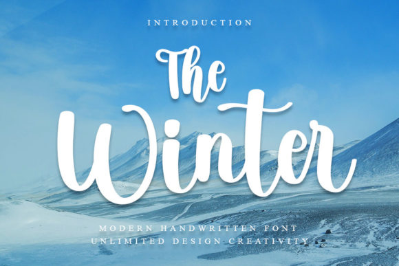 The Winter Font Poster 1