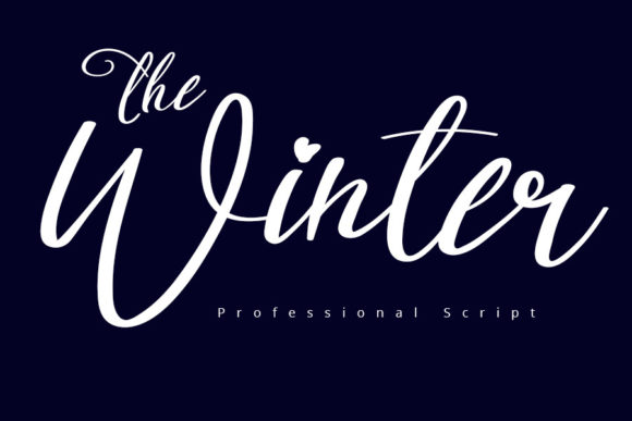 The Winter Font Poster 1