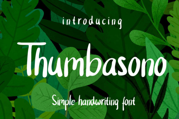 Thumbasono Font