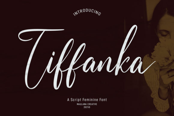 Tiffanka Script Font Poster 1