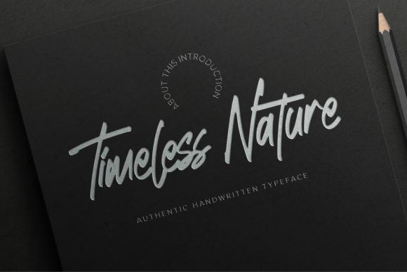 Timeless Nature Font Poster 1