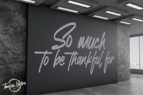 Timeless Nature Font Poster 2