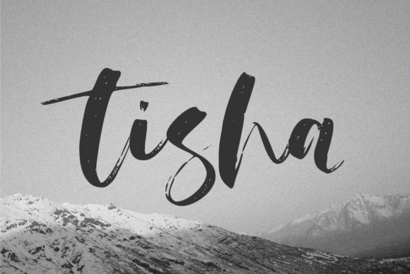 Tisha Font Poster 1