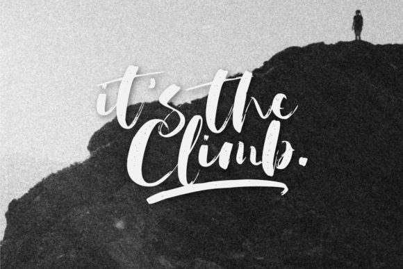 Tisha Font Poster 4
