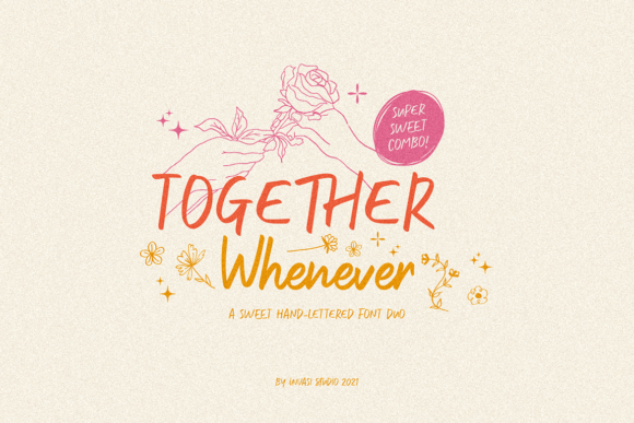 Together Whenever Font Together Whenever Font Poster 1