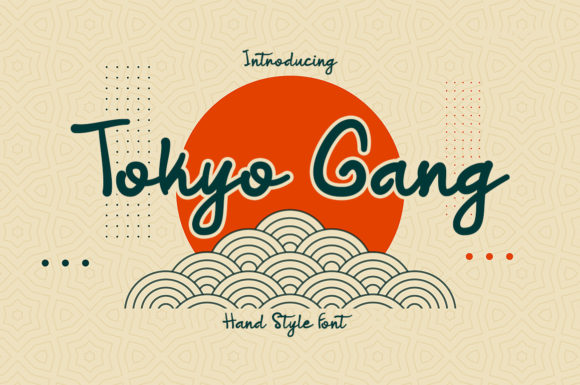 Tokyo Gang Font Poster 1