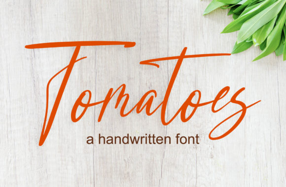 Tomatoes Font Poster 1