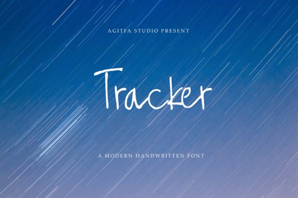 Tracker Font Poster 1