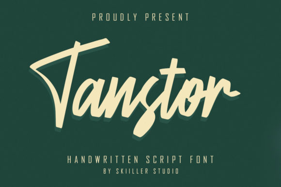 Transtor Font Poster 1