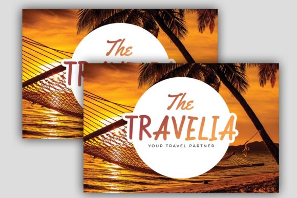 Travel Journal Font Poster 8