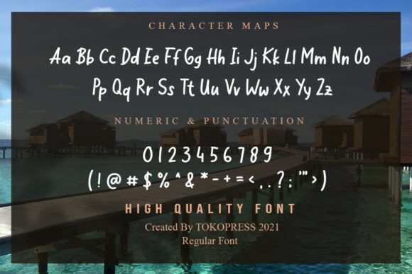 Travel Journal Font Poster 10