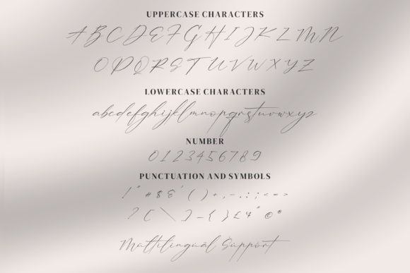 Trescilla Corinne Font Poster 6