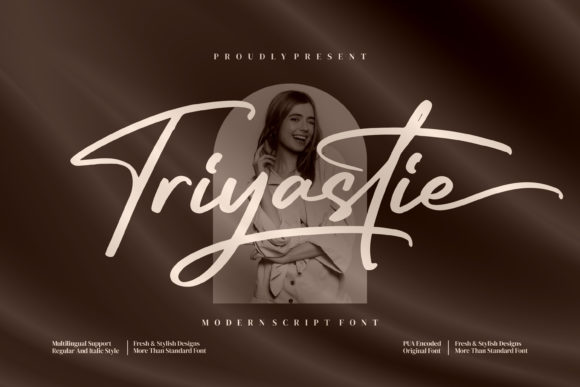 Triyastie Font Poster 1