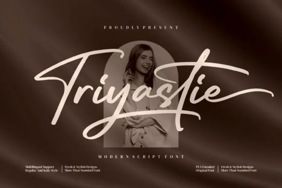Triyastie Font Triyastie Font Poster 1