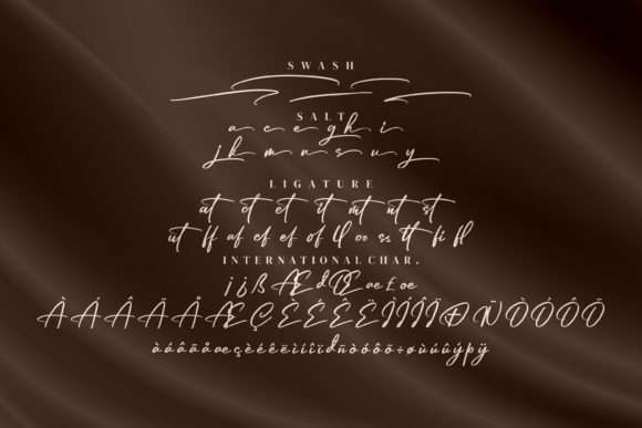 Triyastie Font Poster 7