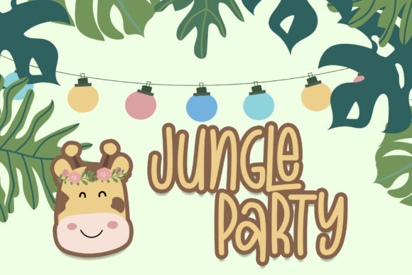 Tropic Jungle Font Poster 3