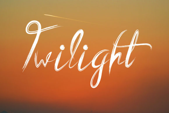 Twilight Font Poster 1