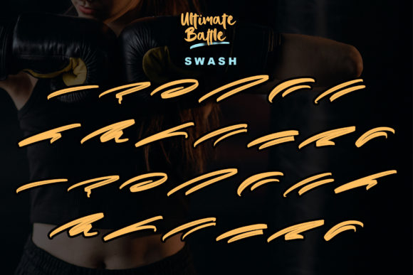 Ultimate Battle Font Poster 8